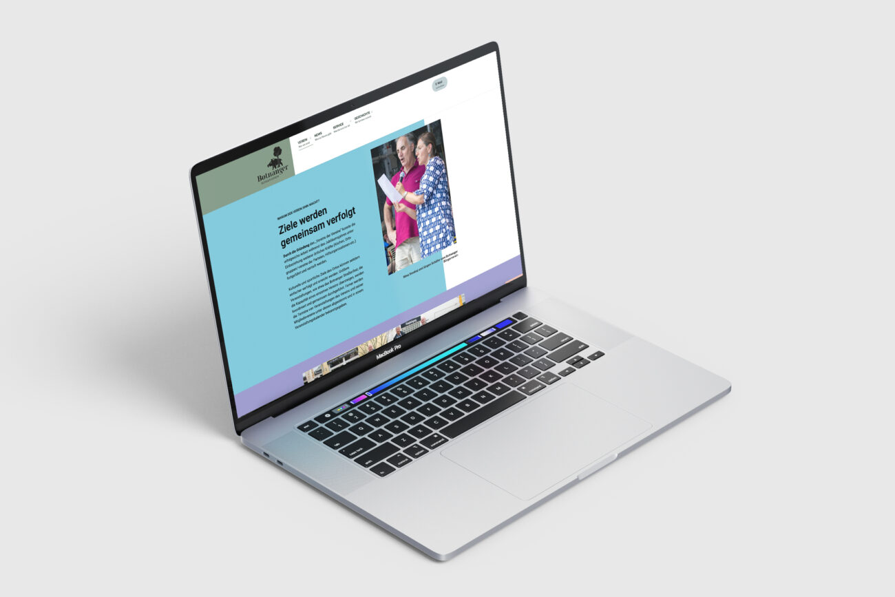 Portfolio Webseitel Botnanger Bürgerverein