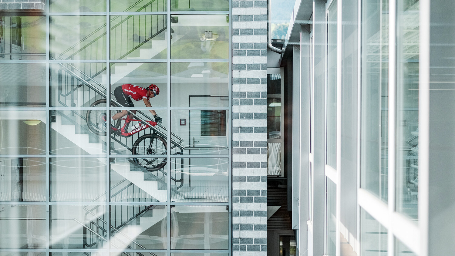 Alessandra Keller, Mountainbike-Tour bei maxon